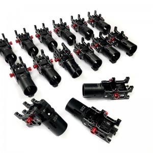 V4 Z30/Z25 Tubo de brazo plegable de aluminio CNC para diámetro de 30 mm/25mm Automático de bloqueo de tornillo doble&resorte